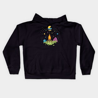 Warming The Moon Kids Hoodie